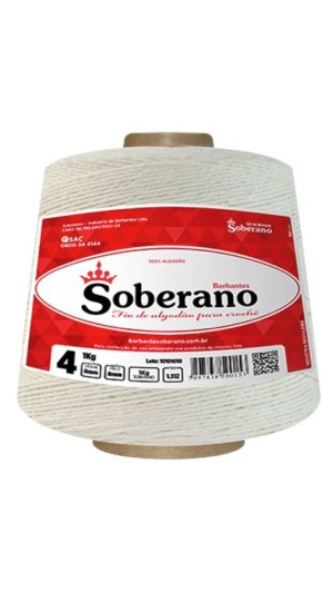 BARBANTE CRU Nº 04 1KG SOBERANO
