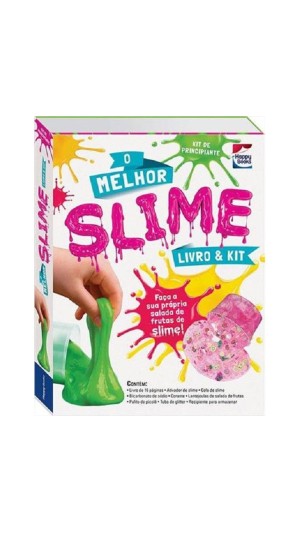 LIVRO E KIT: O MELHOR SLIME