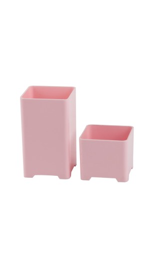 PORTA OBJETOS DUPLO 6,2X6,2X10,5CM MAXCRIL