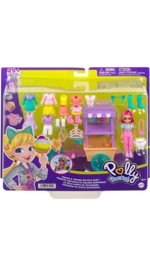 POLLY POCKET CARRINHO DE DOCES SURPRESAS HHX76 MATTEL