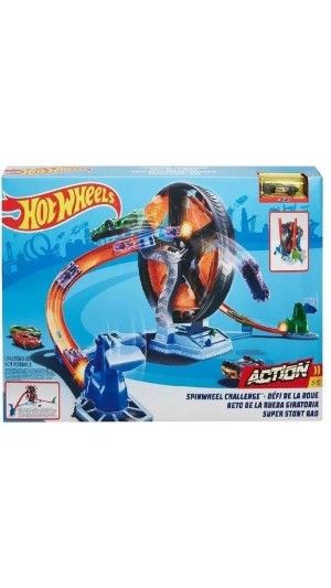 HOT WHEELS ACTION COMPETIÇÃO GIRATÓRIA GJM77 MATTEL