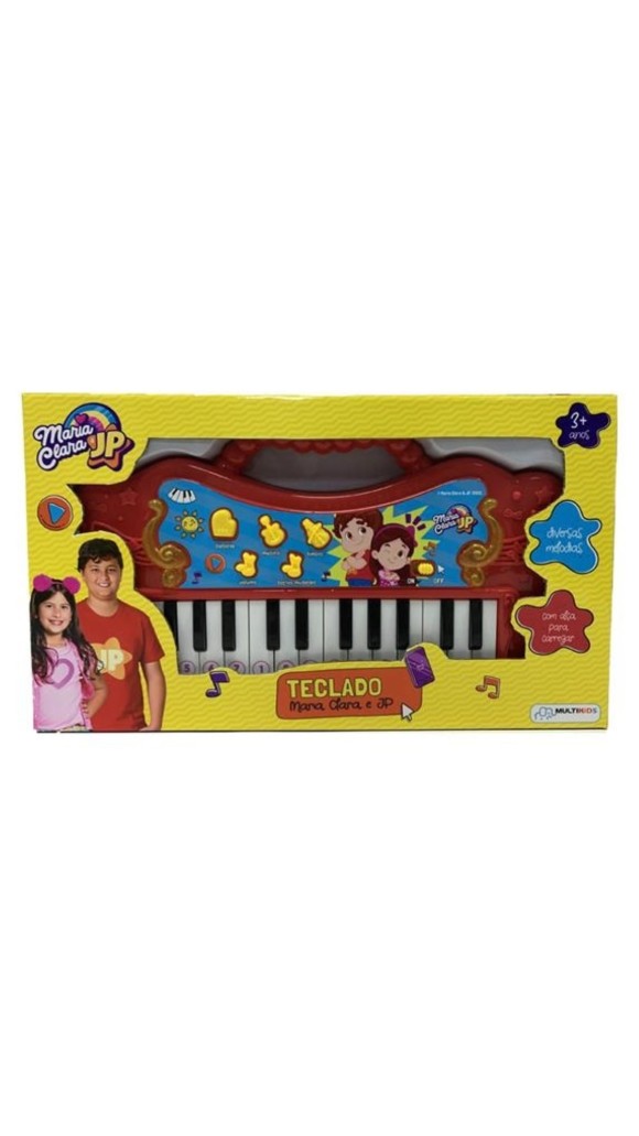 BRINQUEDO MUSICAL TECLADO MARIA CLARA E JP