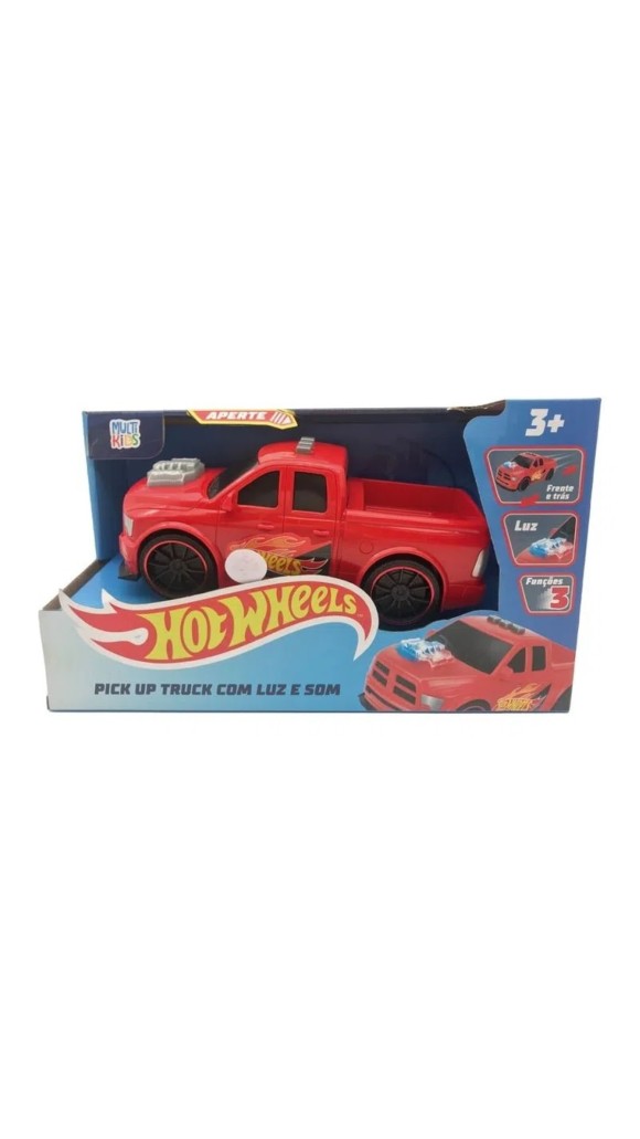 HOT WHEELS CARROS C/ LUZ E SOM MULTIKIDS