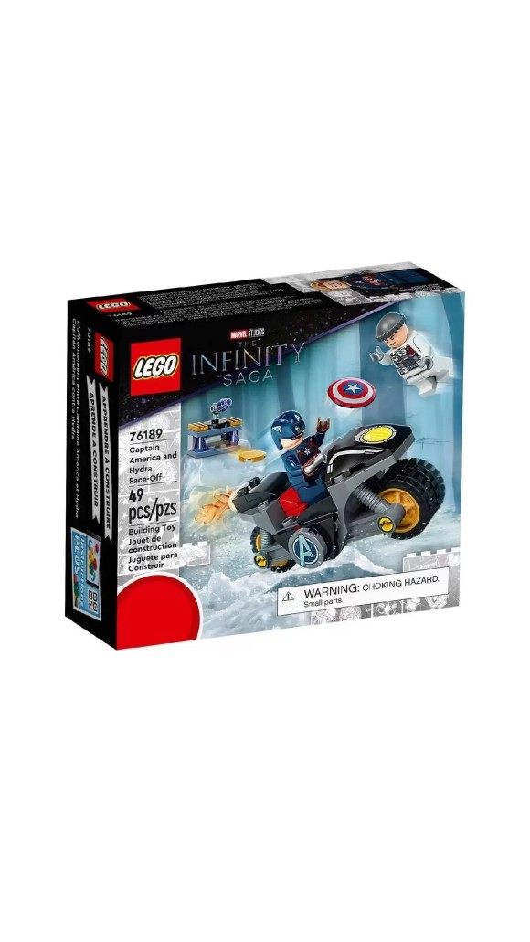 LEGO INFINITY SAGA 76189 CAPTAIN AMERICA AND HYDRA FACE-OFF 49 PCS