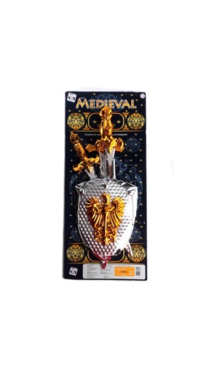 KIT MEDIEVAL ÁGUIA DOURADA PICA-PAU