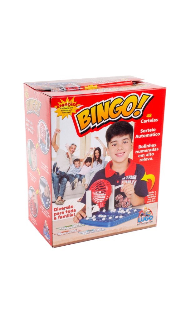 JOGO GLOBO BINGO 48 CARTELAS PLÁSTICO