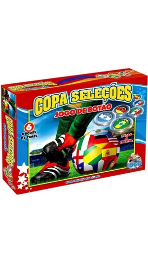 JOGO FUTEBOL DE BOTÃO COPA SELEÇÕES LUGO