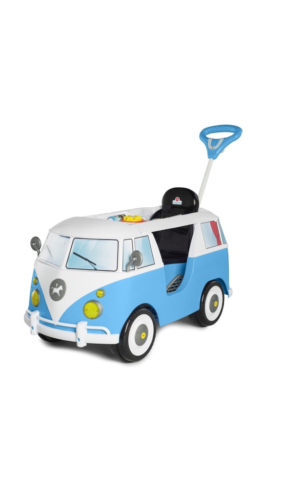 CARRINHO DE PASSEIO KOMBINA C/EMPURRADOR AZUL CALESITA