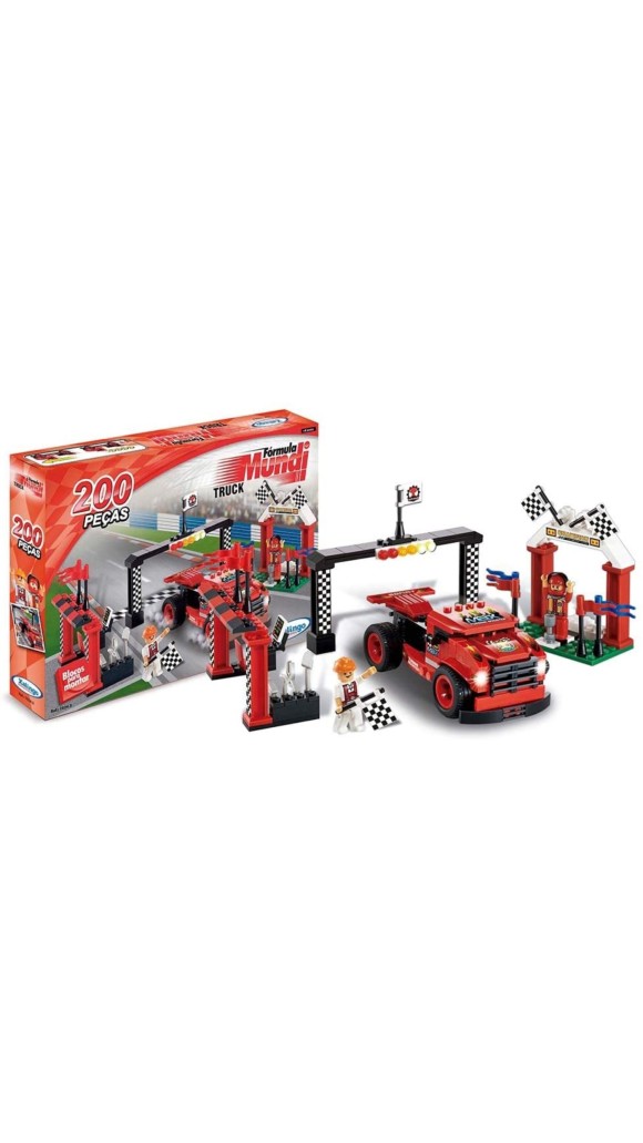 BLOCOS MONTAR FORMULA MUNDI TRUCK 200 PÇS