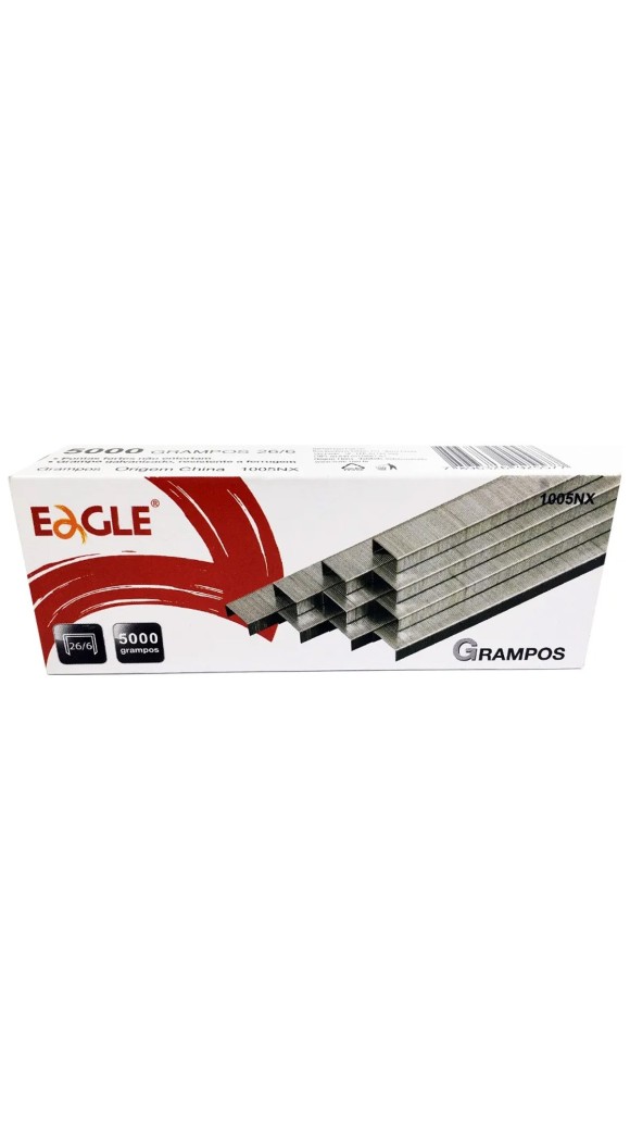 GRAMPO 26/6 5.000 GALVANIZADO EAGLE