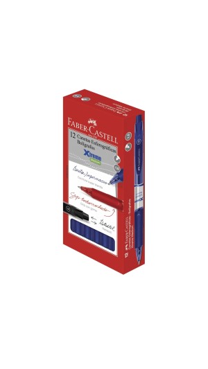 CANETA ESFEROGRÁFICA 1.0MM EXTREME RT FABER-CASTELL CAIXA C/12 UNID.