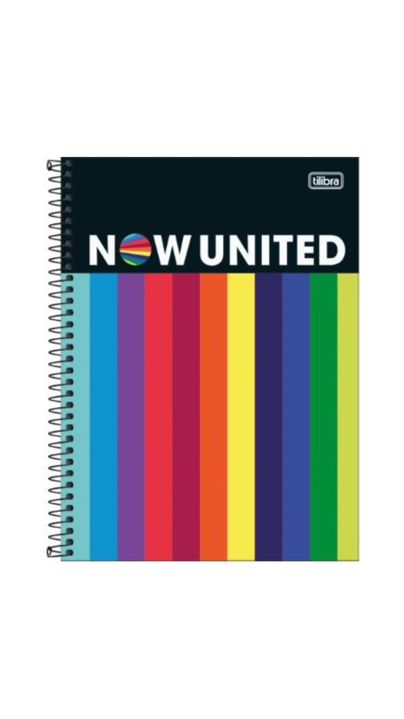 CADERNO UNIVERSITÁRIO C.D.FEM.10X1 NOW UNITED 160F