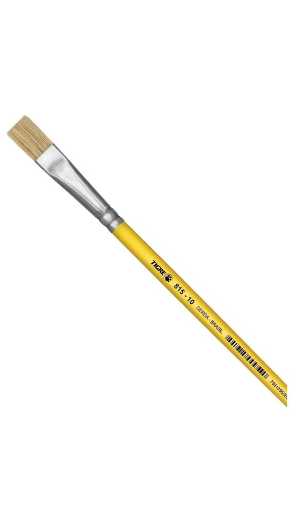 PINCEL CHATO 815 N.10 LONGO AMARELO TIGRE PCT C/12 UNID.