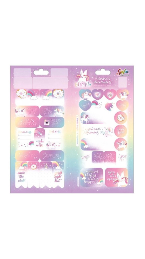 ADESIVO DECORADO DUPLO BLINK