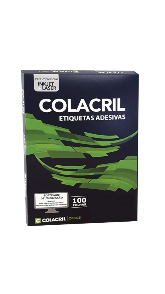 ETIQUETA INK/LASER A4 033 POR FOLHA 59,27X85,73 CAIXA C/100F.