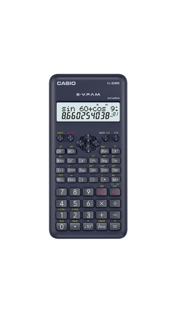 CALCULADORA CIENTÍFICA CASIO FX-82MS 240 FUNÇÕES