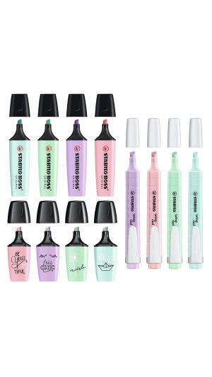 KIT BOSS PASTEL + MINI PASTEL LOVE + SWING C/12 UNID.