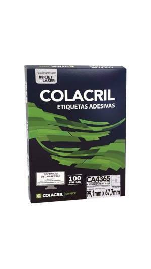 ETIQUETA INK/LASER A4 005 POR FOLHA 49X150 CAIXA C/100F.