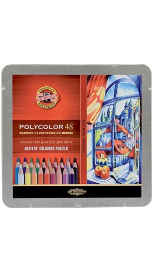 ESTOJO LÁPIS 48 CORES ART POLYCOLOR KOH-I-NOOR