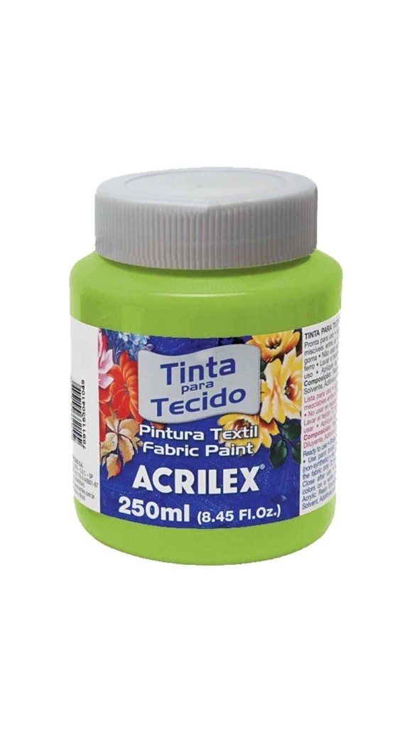 TINTA DE TECIDO FOSCA 250ML ACRILEX