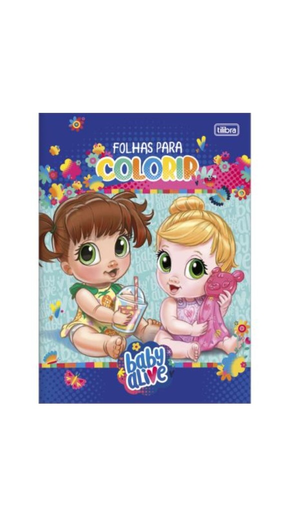 LIVRO COLORIR BABY ALIVE