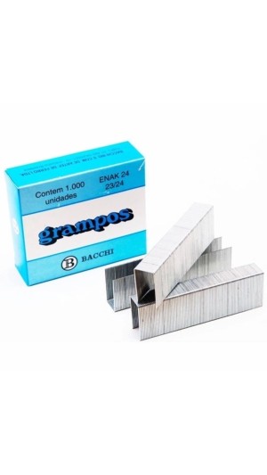 GRAMPO ENAK 23/24 GALVANIZADO C/ 1000 UN.BACCHI