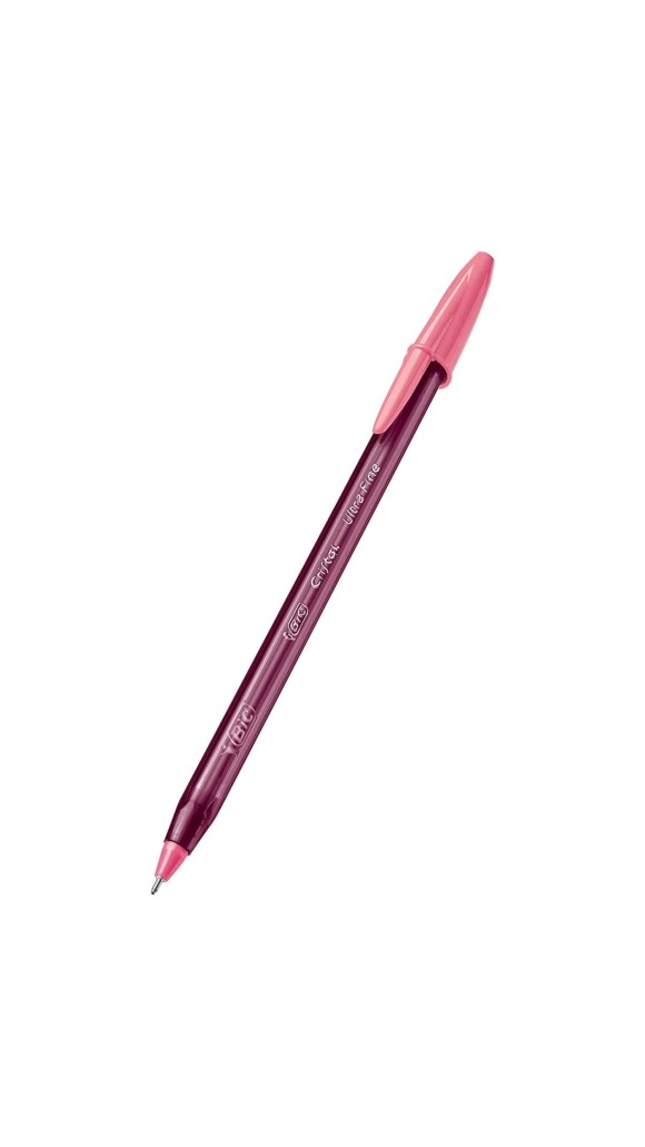 CANETA ESFEROGRÁFICA CRISTAL FASHION NEEDLE ULTRA FINA 0.7 BIC