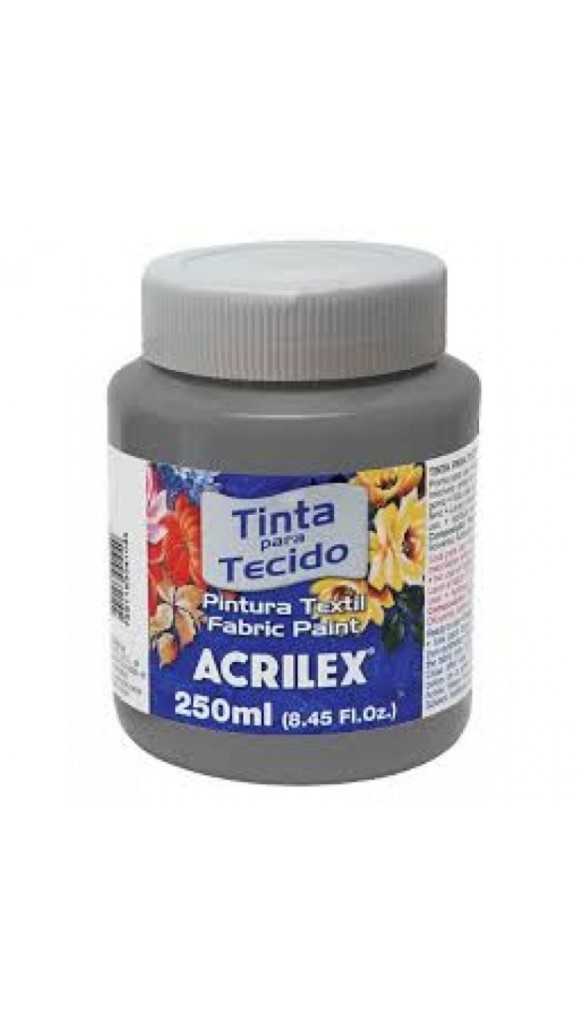 TINTA DE TECIDO FOSCA 250ML ACRILEX