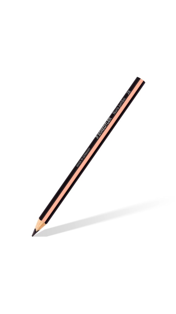 LÁPIS PRETO JUMBO TRIANGULAR 2B CORES PASTEL PCT C/48 UNID. STAEDTLER