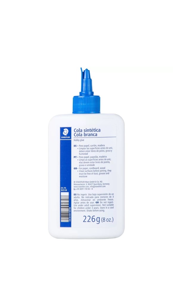 .COLA BRANCA 226G COM ESPALHADOR CAIXA C/12 UNID. STAEDTLER