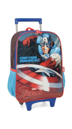 MOCHILA C/CARRINHO MASC.CAPITAO AMERICA IC38042AG LUXCEL