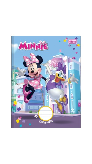 CADERNO BROCHURA CALIGRAFIA CAPA DURA FEM.MINNIE 40F.2023 TILIBRA
