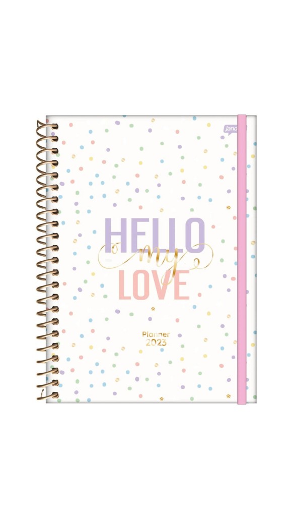 AGENDA PLANNER ESPIRAL FEM. LA CREME 160F.2023 JANDAIA