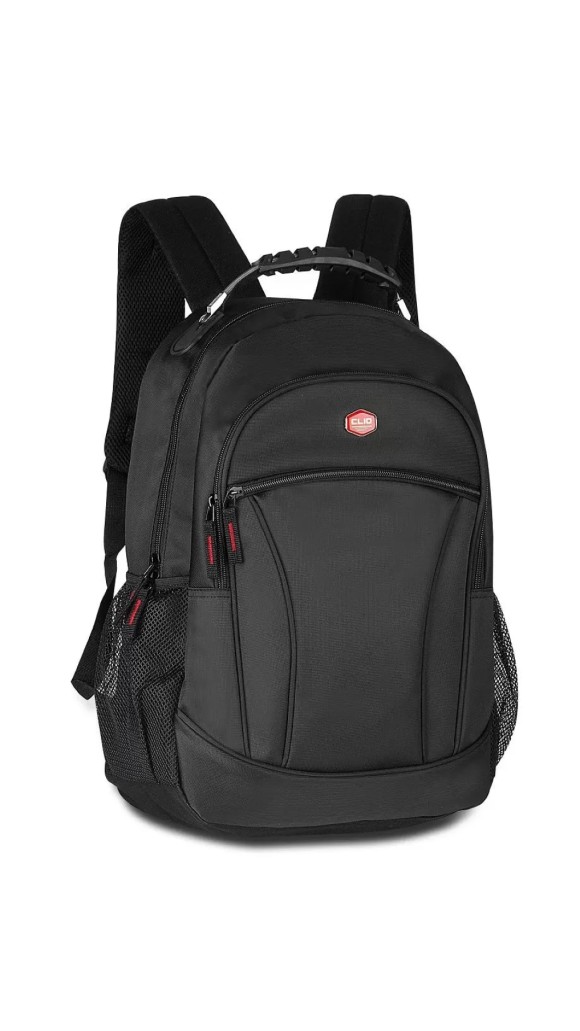 MOCHILA 2 ALÇAS JUV.MASC.NOTE CLIO EXECUTIVA PRETA