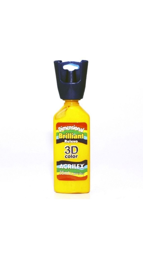 TINTA DIMENSIONAL BRILHANTE 35ML 3D COLOR ACRILEX