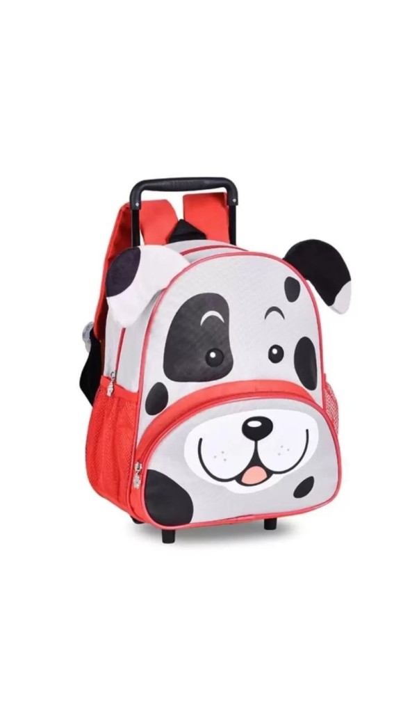 MOCHILA C/CARRINHO MASC. PETS CACHORRINHO CP3397B CLIO