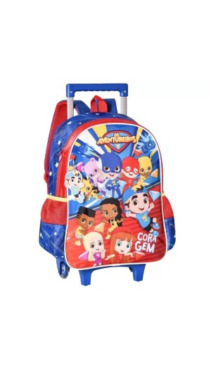 MOCHILA 2 ALÇAS INF.MASC.OS AVENTUREIROS LUCAS NETO LN3235J