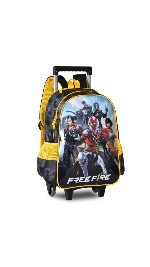 MOCHILA C/CARRINHO MASC.FREE FIRE FR2494K 2023 CLIO