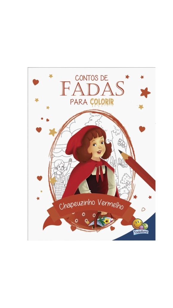 LIVRO CONTOS DE FADAS PARA COLORIR TODOLIVRO