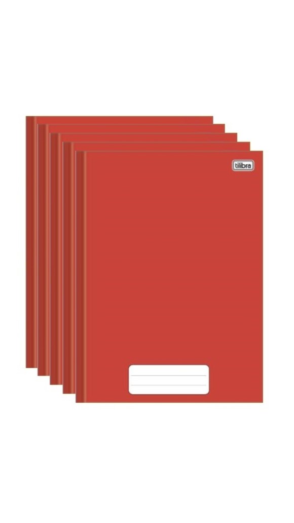 CAD.BROCH.UNIV.C.D.COR VERMELHO 80F.PEPPER TILIBRA PCT C/05 UNID.