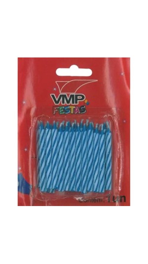 VELA PALITO DE ANIVERSÁRIO C/24UN 5CM VMP