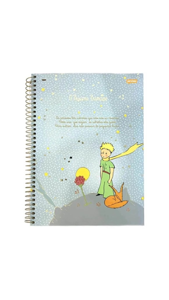 CADERNO ESPIRAL UNIVERSITÁRIO CAPA DURA MASC.10X1 O PEQUENO PRINCIPE 200F.2023 JANDAIA
