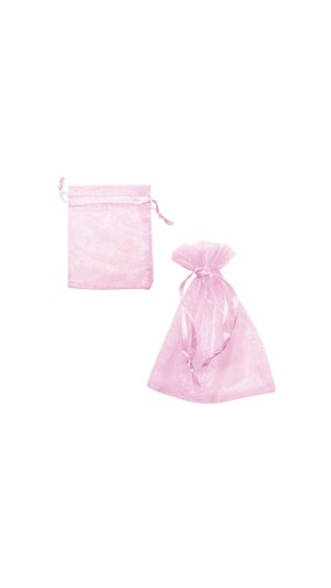 SACO TECIDO LISO 5X7 ROSA PCT C/10 UNID. VMP