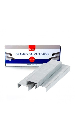 GRAMPO 26/6 5.000 GALVANIZADO BRW