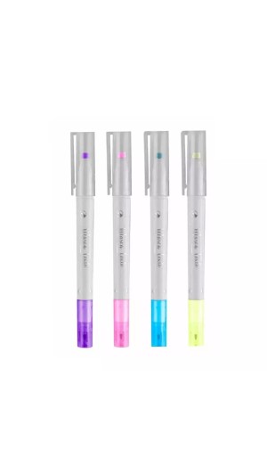 MARCA TEXTO + CARIMBO PONTA DUPLA SORTIDOS BRW