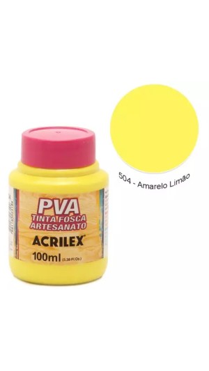 TINTA PVA FOSCA 100ML NEW ACRILEX