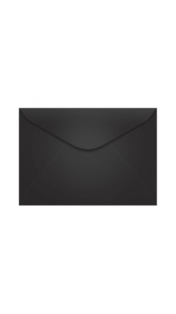 ENVELOPE VISITA PRETO LOS ANGELES 72X108 SCRITY PACOTE C/10 UNID.