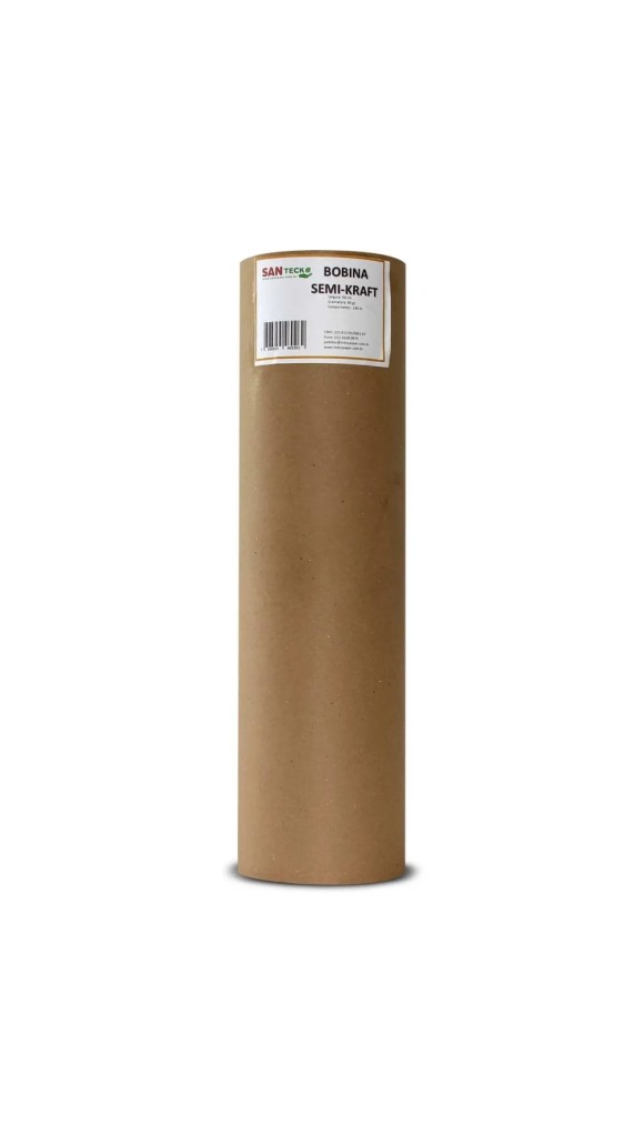 PAPEL SEMI-KRAFT 60CM 80GRS BOBINA 140 M