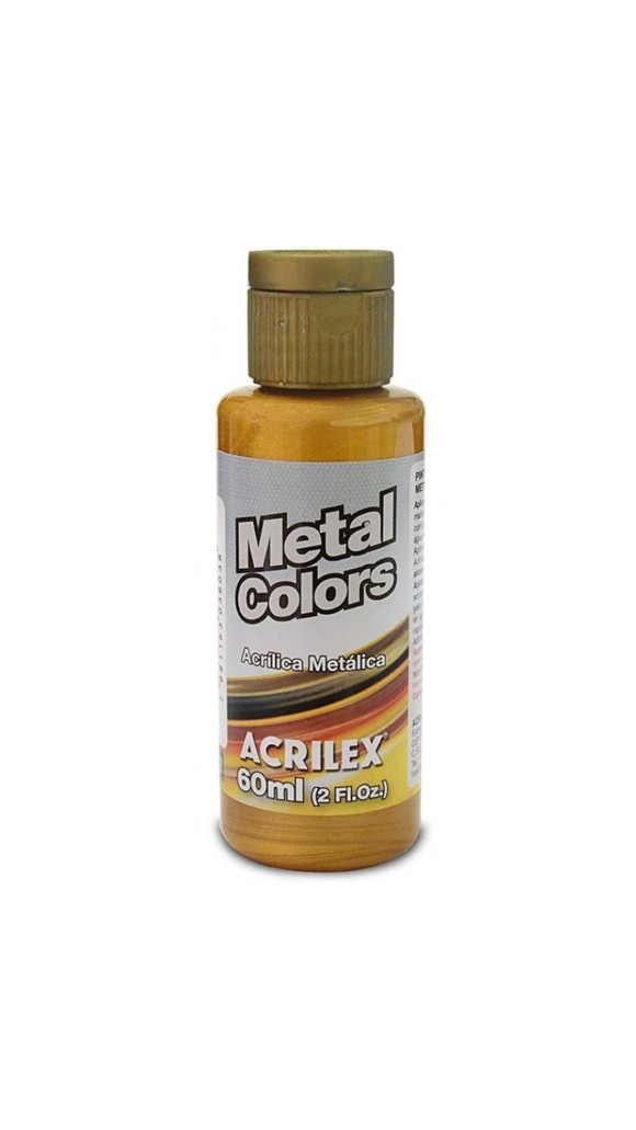 TINTA ACRILICA METALICA 60ML - CORES