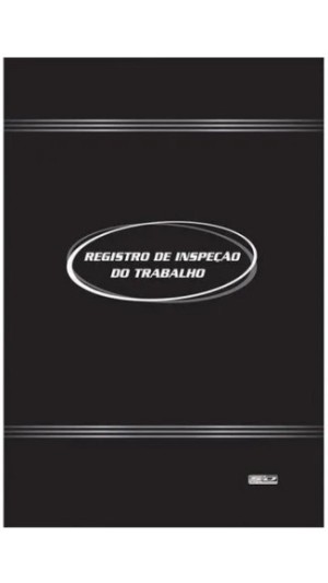 LIVRO REGISTRO INSPECAO DO TRABALHO 50F 215X315 PACOTE C/10 UNID.